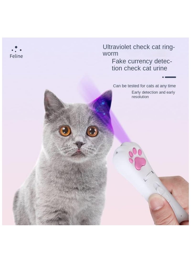 2 In 1 Multifunctional Cat Interactive Laser Toy With UV Light