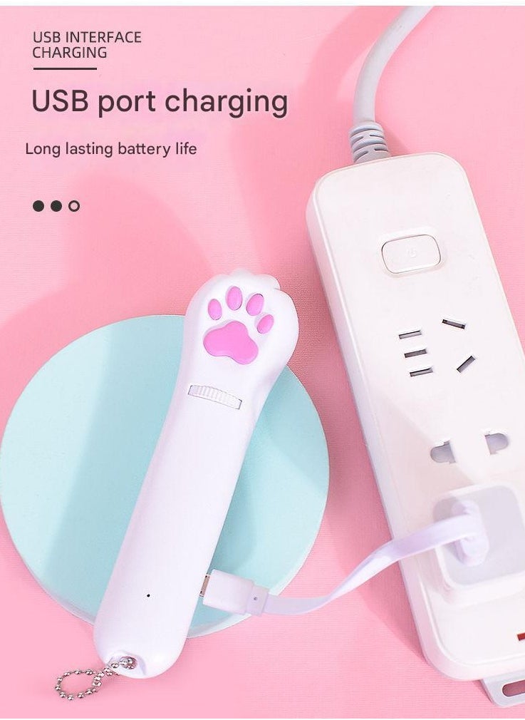 2 In 1 Multifunctional Cat Interactive Laser Toy With UV Light