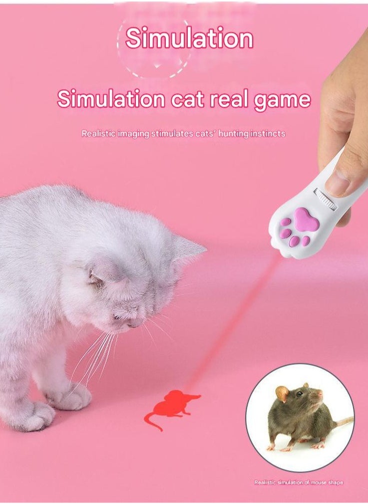 2 In 1 Multifunctional Cat Interactive Laser Toy With UV Light