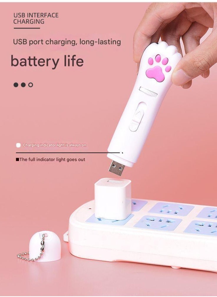 2 In 1 Multifunctional Cat Interactive Laser Toy With UV Light