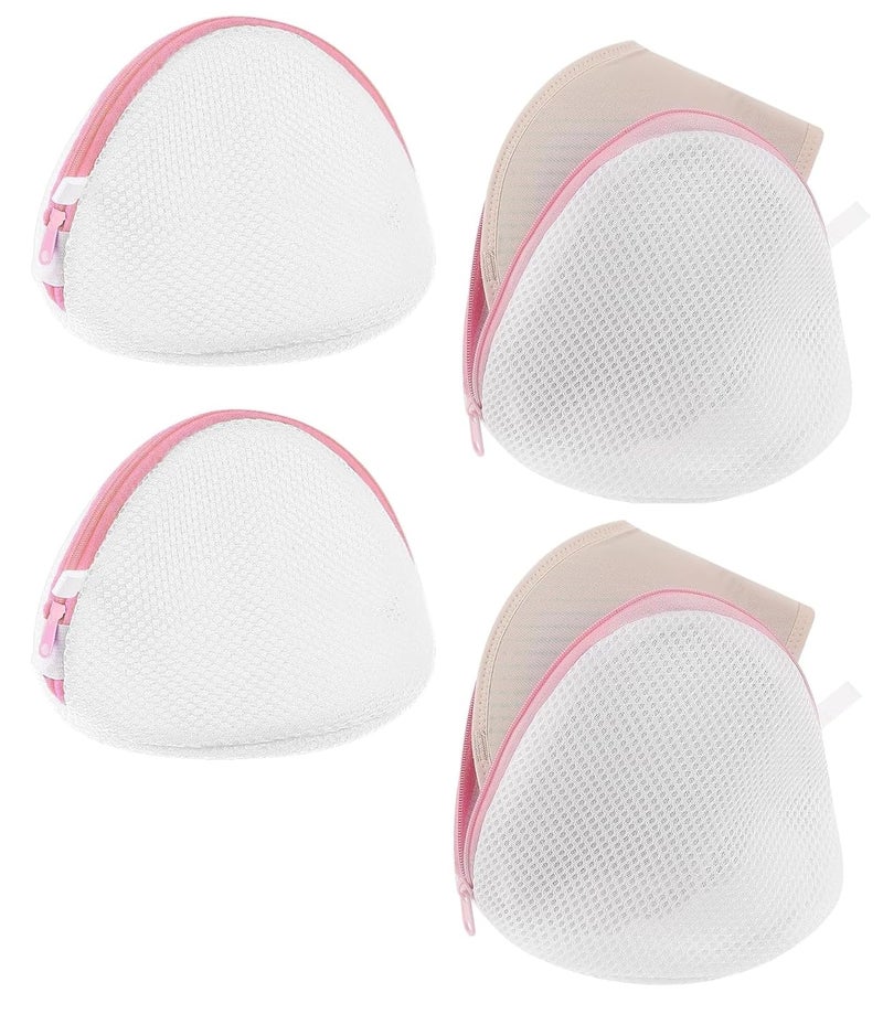 EARTHCONE EARTHCONE 4Pcs Bra Laundry Mesh Bag For Washing Machine Underwear Washing Bag Bra Washer Protector Bag For Traveling Laundry Bags For Washing Machine  - Image 1
