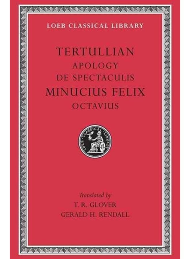 Apology De Spectaculis Minucius Felix Octavius - Hardback