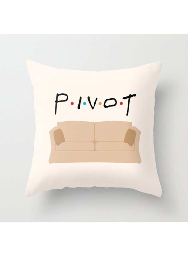 NIBEMINENT Simple Printed Cushion Cover Multicolour