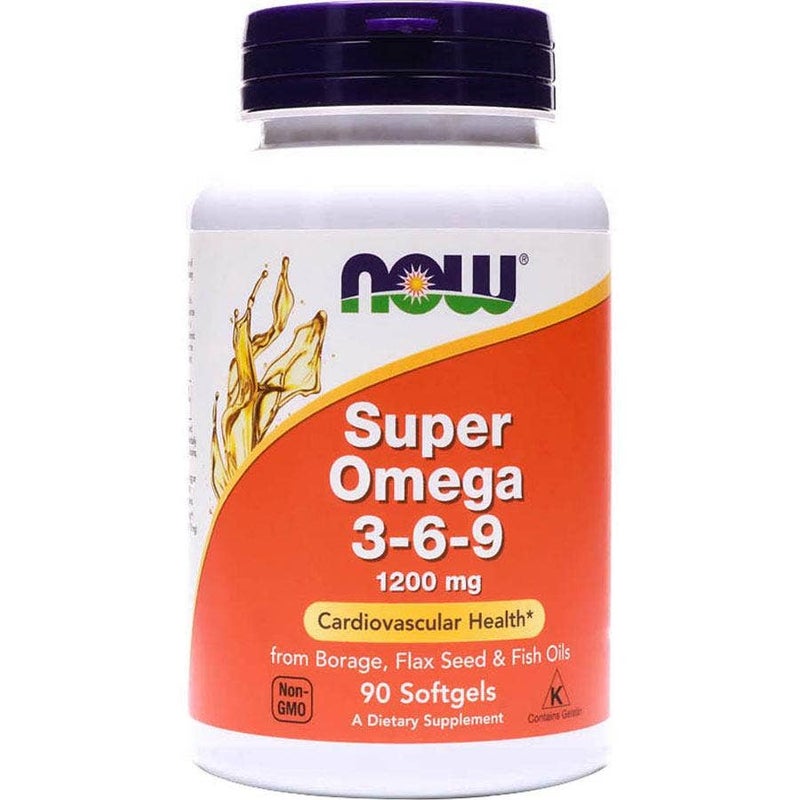Now Super Omega 3-6-9 Softgel For Heart Health, Pack of 90's - Image 1