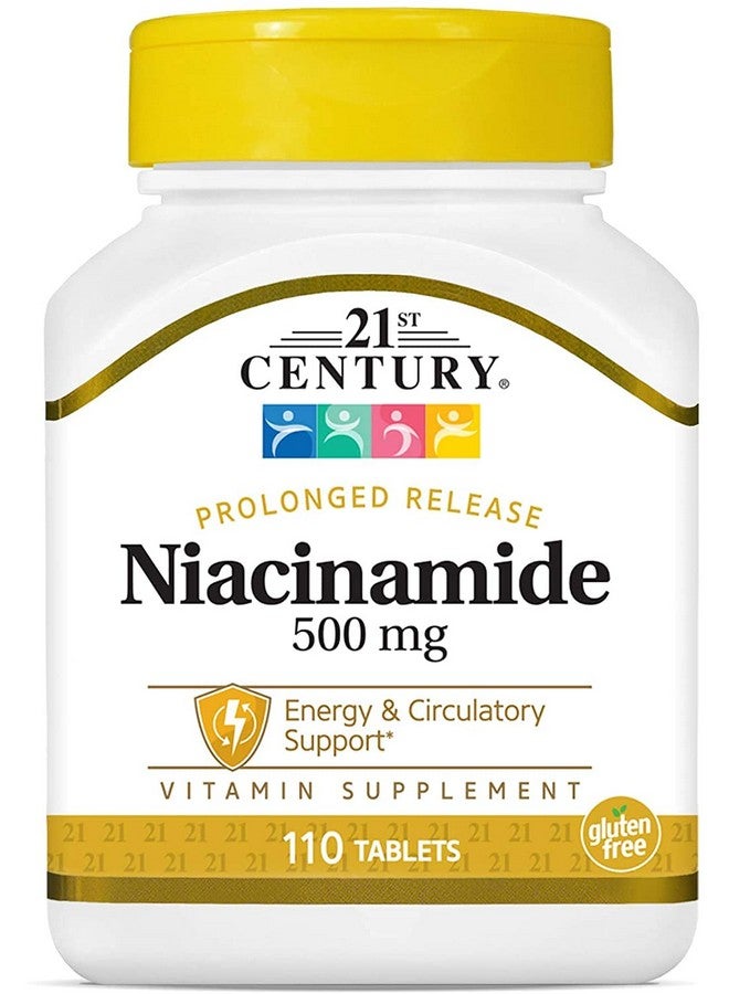 21st Century Niacin 500 Mg Flush Free Capsules, 110-Count (Pack of 3) - Image 1