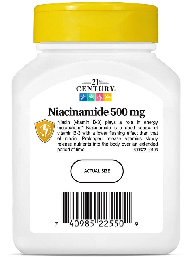 21st Century Niacin 500 Mg Flush Free Capsules, 110-Count (Pack of 3) - Image 4