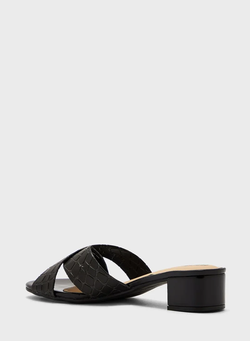MOLECA Multi Strap Mid Heel Sandals