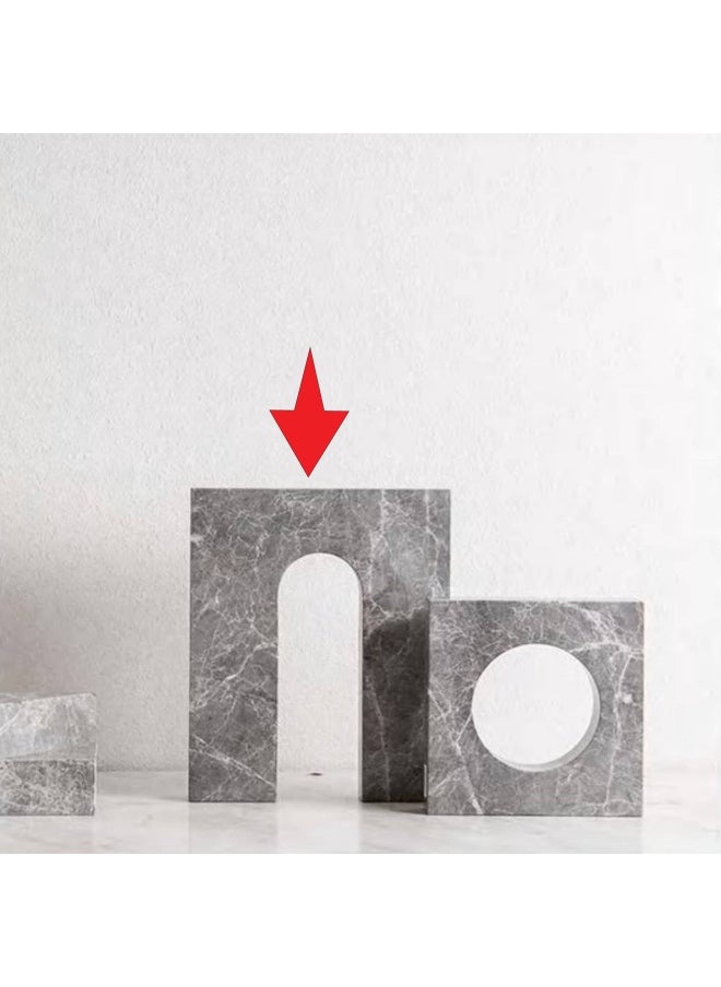 ebarza Grey Squre & Round Shape Vase-A Fb-T2027A  - Image 2