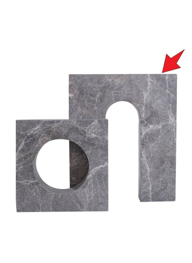 ebarza Grey Squre & Round Shape Vase-A Fb-T2027A  - Image 4