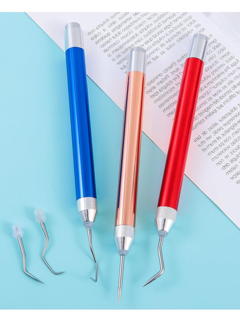 Excefore 3 Pcs LED Tools for Vinyl, Craft Vinyl Tools Kit Including Scissor, for Silhouettes Cameos, Lettering, Cutting, Splicing - Image 3
