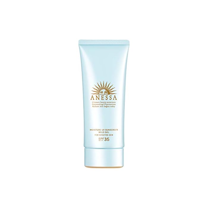 Anessa SPF35 PA+++ Moisture UV Mild Gel Unscented Sunscreen 90g/3.2 oz (2021 Version)