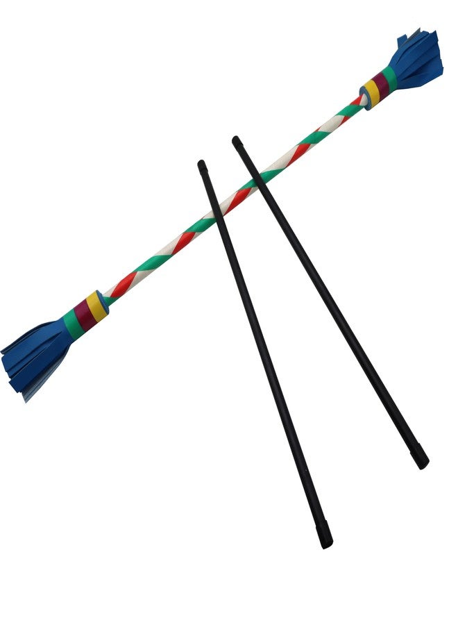 PEHHAH Professional Juggling Flower Sticks-Devil Sticks with 2 Hand Sticks, Beginner Friendly - 22 Inch - Image 3