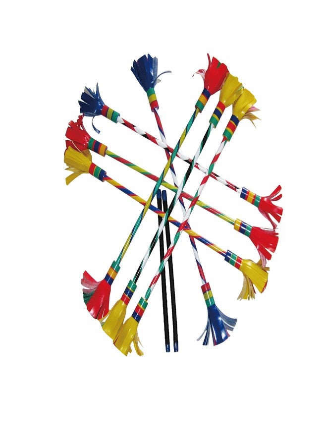 PEHHAH Professional Juggling Flower Sticks-Devil Sticks with 2 Hand Sticks, Beginner Friendly - 22 Inch - Image 2
