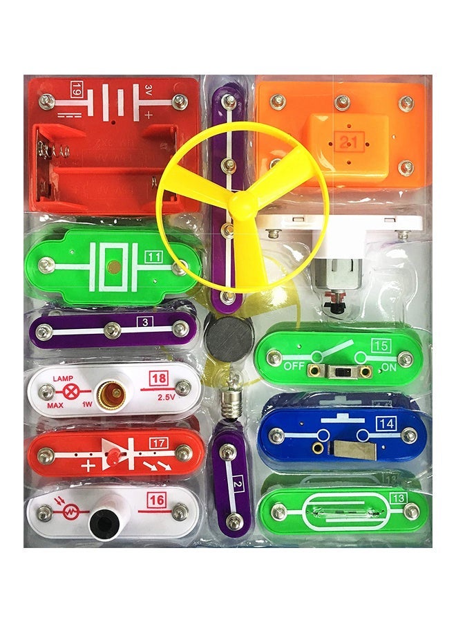 NIBEMINENT 58-Piece DIY Circuits Electronic Blocks Kit - Image 1