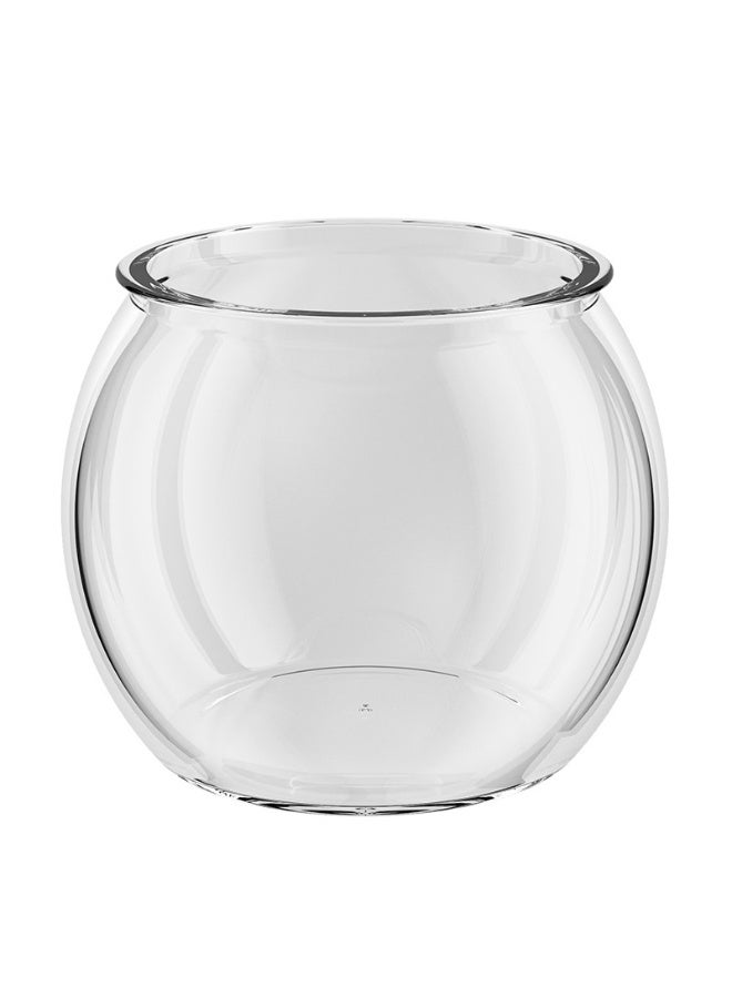 Fish Aquarium Tank, Ultra Clear Fish Bowl Flower Vase, Multi-Function Acrylic Fish Tank Planter Terrarium for Turtles Crabs Fishes Amphibians Reptiles, 32*28cm, Clear - Image 5