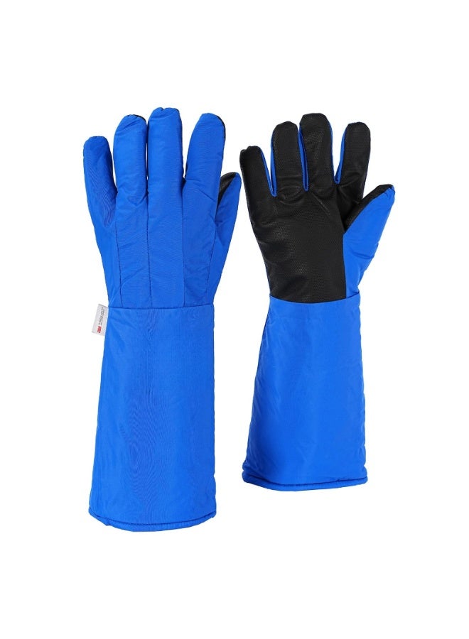 38cm Cryogenic Gloves Low Temperature LN2 Liquid Nitrogen Protective Gloves Cold Storage Safety Frozen Gloves - Image 2