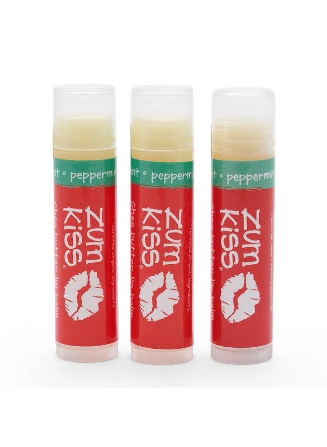 زم عود زوم بنكهة النعناع (عبوة من 3 قطع) مع زيت بذور دوار الشمس العضوي المعتمد، وشمع العسل، وزبدة الشيا، والزيوت العطرية النقية، وشمع كانديلا، وفيتامين هـ، والعسل، 0.15 أونصة - Image 1