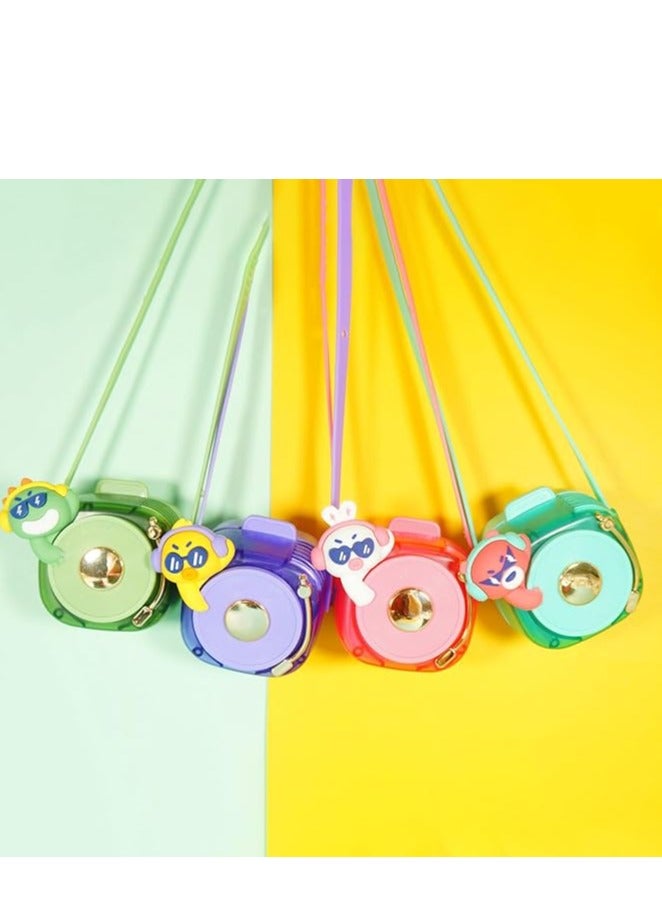 Kids Neck Fan, Portable Hanging Neck Fan, USB Rechargeable 3 Wind Speed Fan, Hands Wearable Fan, Lightweight Leafless Hanging Neck Fan for Outdoor, Indoor (Bear) - Image 4