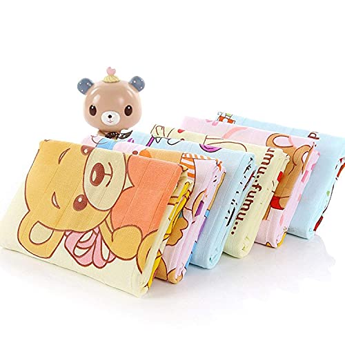 TERI BERI 100% Soft Cotton Baby Bath Towel for Infants/New Born/Babies (0-12 Months) (Pack of 2) (Colours & Prints Vary), Multi - Image 3