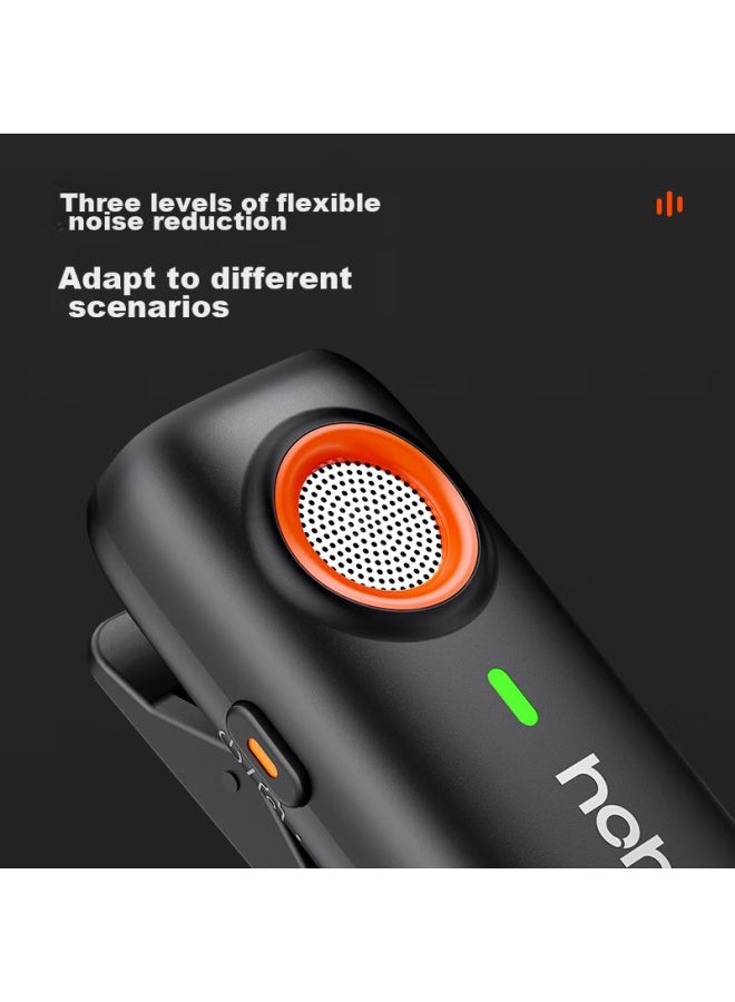 Hohem Mic01 Wireless Lavalier Microphone, Dual-channel Mic, Noise-cancelling Mobile Device, For Streamers, Short Videos, Dslr Recording, Apple Mfi Certified, Outdoor Interviews, Compatible With Apple 14 - Image 3