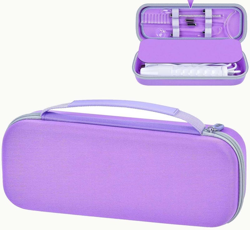 GWCASE Case Compatible with Houzzi/for NuDerma/for Signstek/for APREUTY/for FAZJEUNE/for NewWay Professional Clinical Portable Handheld High Frequency Skin Wand Machine, 6 Neon & Argon Wands-Purple - Image 1