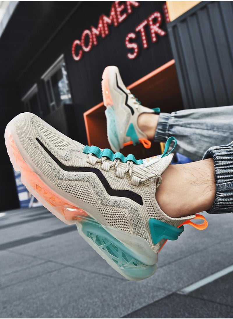 Men Athletic Shoes Breathable Running Shoes Non-Slip Fashion Sneakers