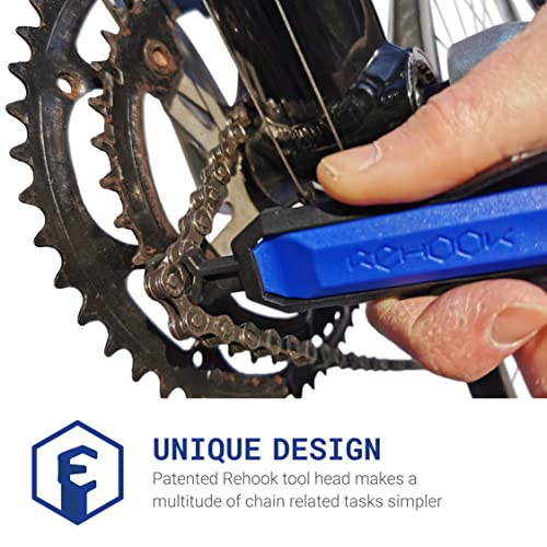 Rehook PLUS - Lightweight Bike Multi Tool for Cyclists. Includes Tyre Levers, Spoke Keys, Chain Tool, Wrench, Hex, Screwdriver - Image 5