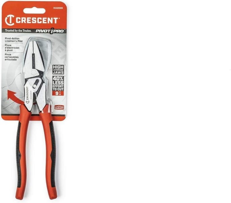 Crescent كماشة كريسنت 9" لعمال الكهرباء - CCA20509، أحمر - Image 4