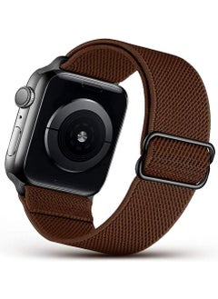 Generic Adjustable Elastic Band For Apple Watch Brown 38/40/41 mm-Small  - Image 1