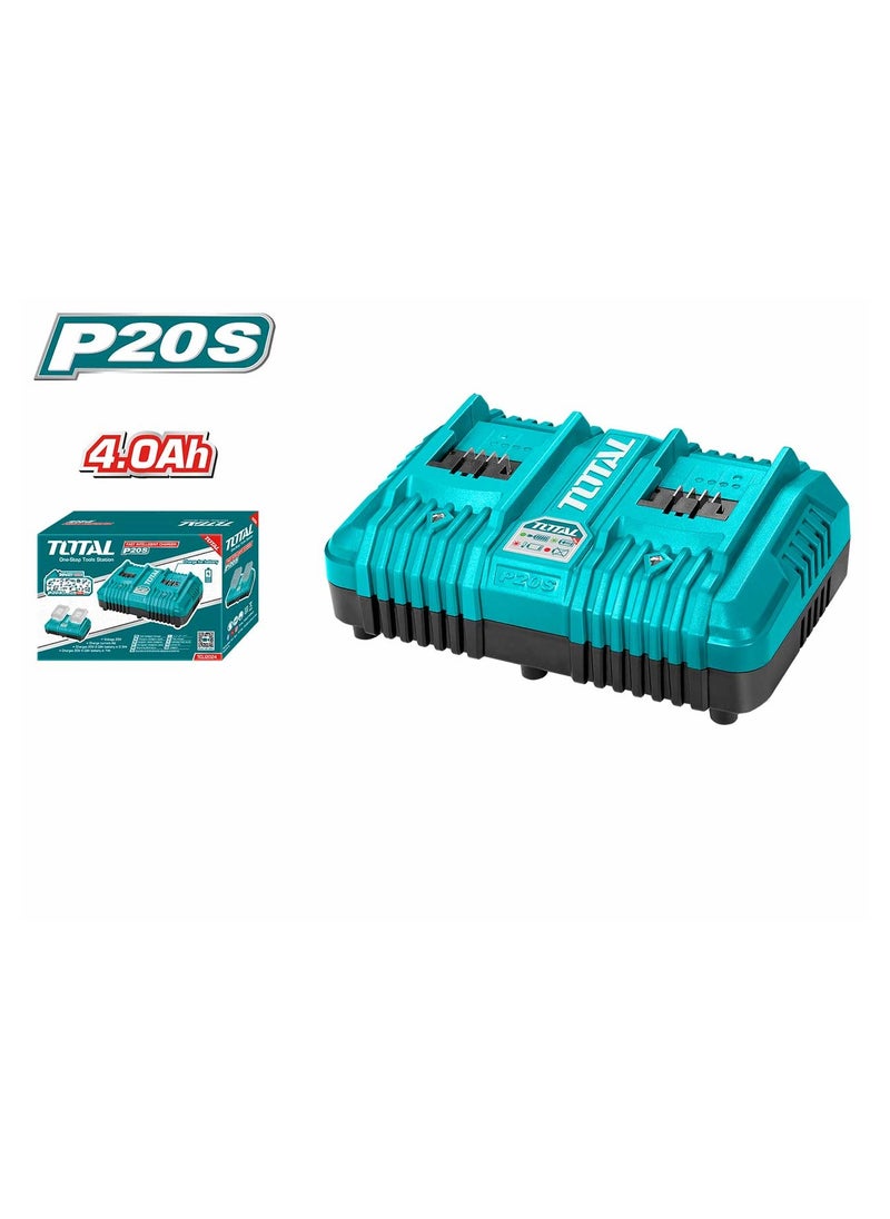 TOTAL Dual Port Fast Intelligent Charger TCLI2034