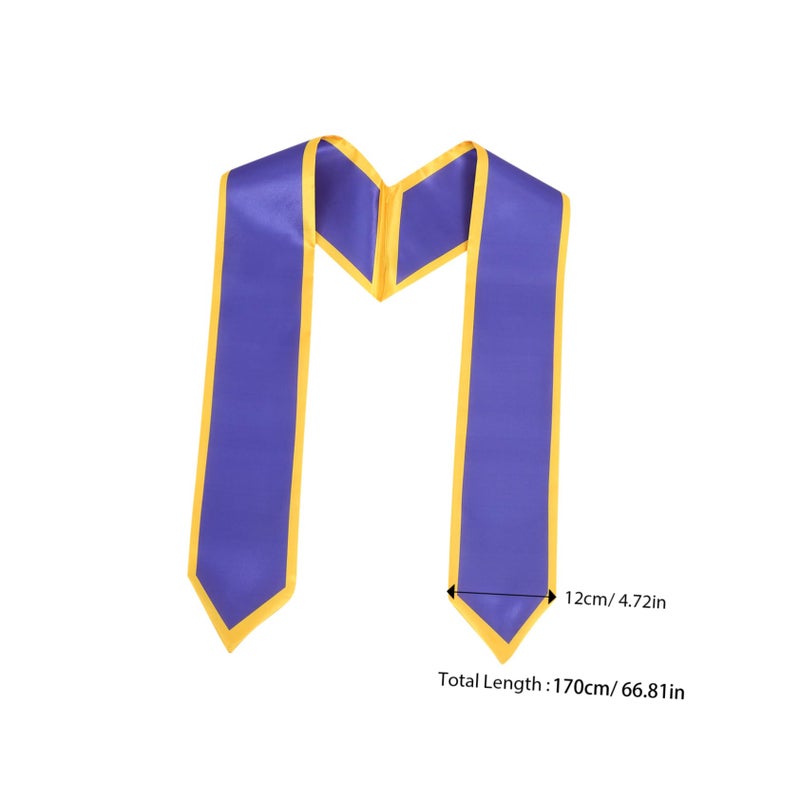 Graduation Honor Stole Sash Decorative Trim For Adults Unisex Photos Parties Celebrations - Image 3