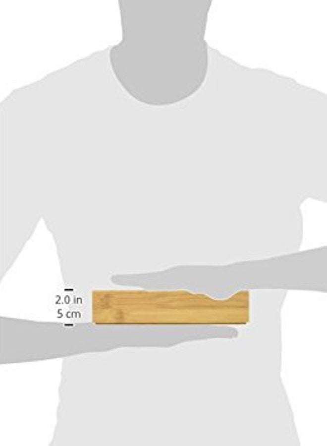 Lipper International صندوق تنظيم الأدراج القابل للتكديس من الخيزران 8181S، 3" × 9"، مجموعة من 2 - Image 3