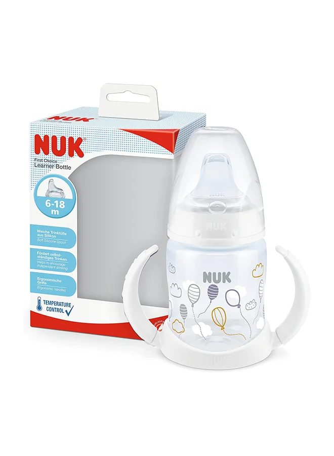 NUK First Choice Learner Bottle  150Ml 6 18M Assort (White)