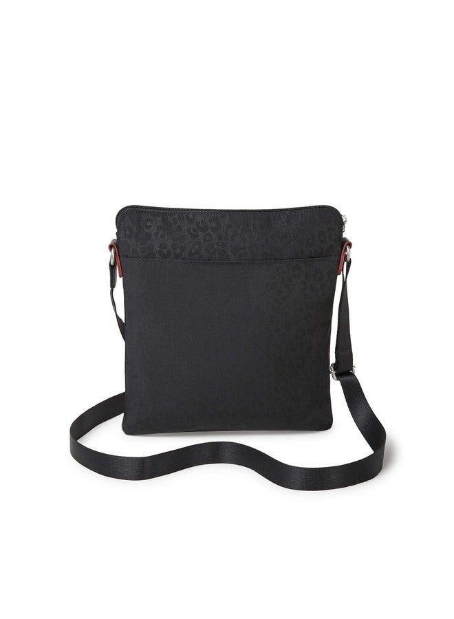 Baggallini Womens Go Bagg With Rfid Phone Wristlet Handbags Black Cheetah One Size Us - Image 3