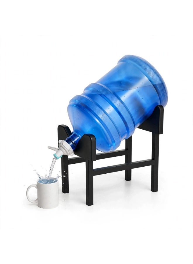DubaiGallery Water Container Storage Rack Stand Heavy Duty Bottle Holder with 50KG Capacity, Durable H Type Support Frame, Stable Construction, Space Efficient Design, Suitable for Large Drinking Water Bottles and Dispensers - Image 5