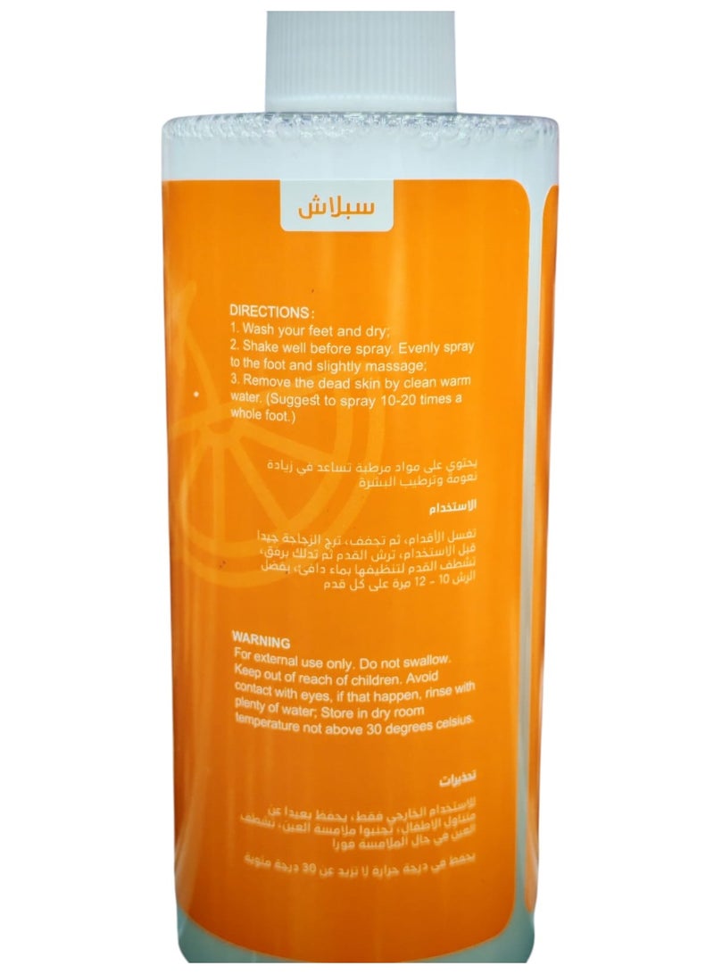 Splash Foot Peeling Spray: Orange Oil & Tea Tree Oil, 300 ml - Image 2