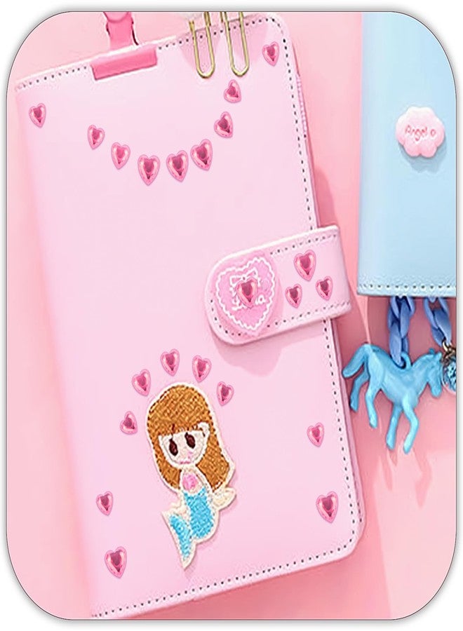 Mangoit 264pcs Heart Gem Stickers - Self Adhesive Jewels, Acrylic Gems DIY Craft Decorative Diamond Stickers, Small Stickers for Kids (264pcs-5/7/10mm-pink) - Image 5