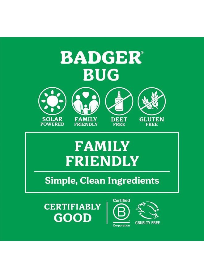 Badger Bug Spray, Family Friendly All Natural Mosquito Repellent w/Organic Essential Oils, Great Smelling Citronella Spray, Effective for 3 Hours, Deet-Free Vegan Plant Based Insect Repellent 4 fl oz - Image 4