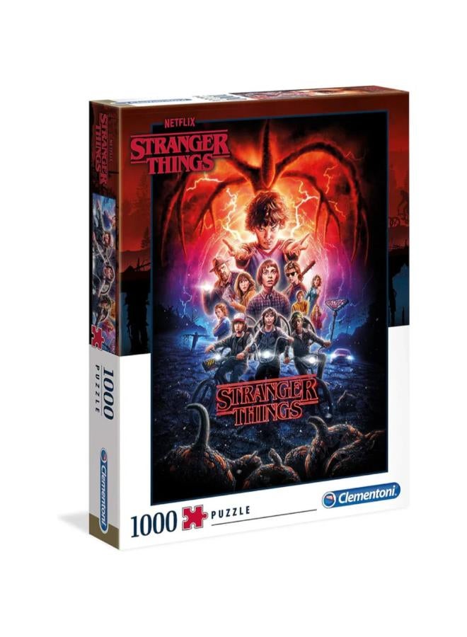 Clementoni Stranger Things Puzzle - 1000 Pcs - Image 1