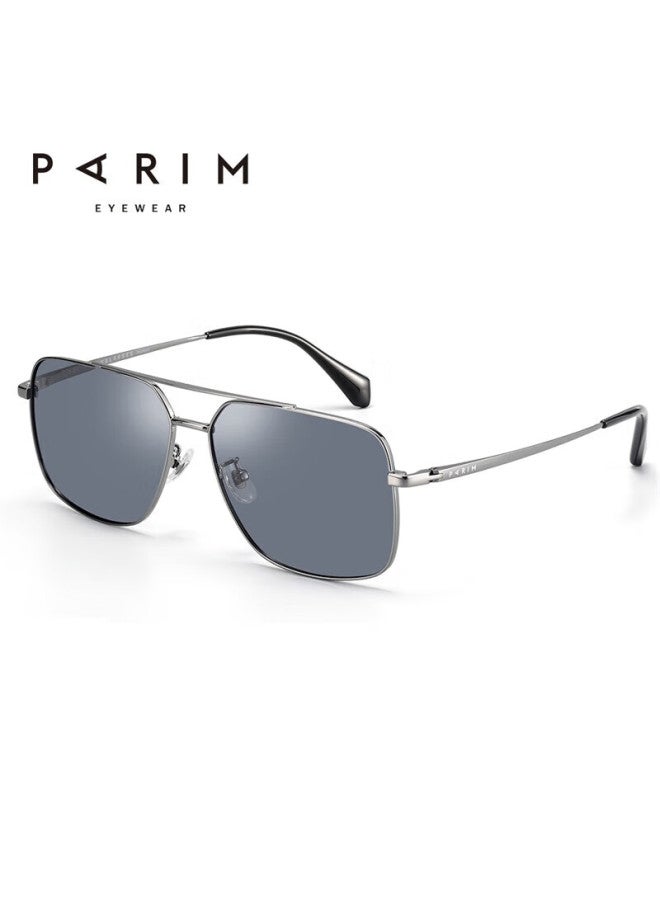 Parim Men's Polarized Uv Protection Square Oversized Sungl Fashion Driving Gl Sunscreen Sungl - Image 2