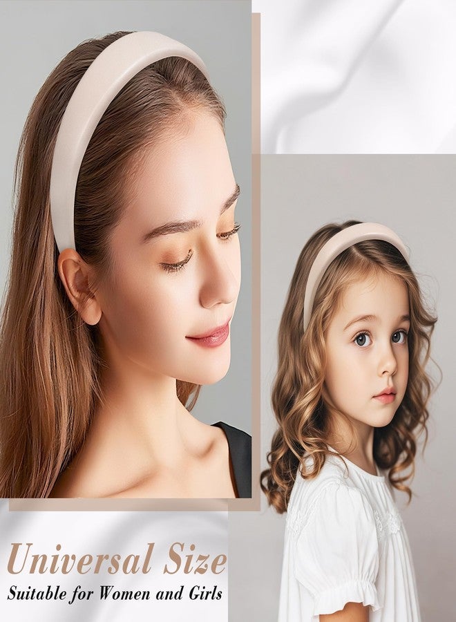 DiyJibb أطواق شعر مخملية من ديي جيب للنساء والمراهقات، 6 قطع من أطواق الشعر المبطنة غير القابلة للانزلاق بثلاثة خيارات للعرض (0.6 بوصة، 0.8 بوصة، 1.2 بوصة)، إكسسوارات شعر ناعمة ومريحة للاستخدام اليومي، والمكياج، والرياضة، وكهدية. - Image 2