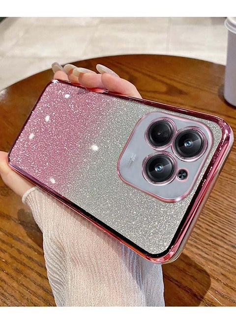 Suitable for Infinix Hot 40 Pro 4G/Infinix Hot 40/Spark 20 Pro TPU Electroplated Shiny Gradient Flash Mobile Phone Protective Case