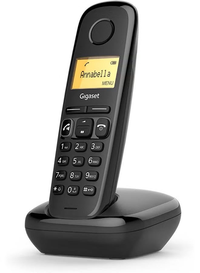 Gigaset A270 | Cordless Phone HDSP Technology, 18Hrs Talk Time, 200Hrs Standby, 300M Outdoor Range Landline Phone, German Made for Home, Offices & Hotels - Black - Image 3