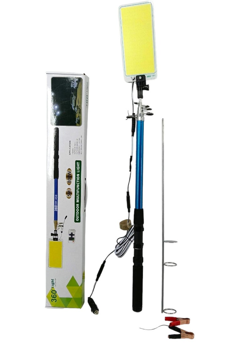 DANIM 360 Degree LED Camping Light Multi-Function Outdoor Light 500W Remote Control For Fishing Garden Emergency Car repair - Image 1