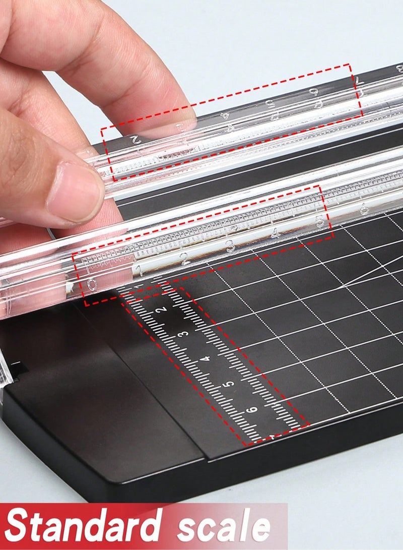 قاطع ورق محمول A3/A4 – أداة قطع دقيقة مع خطوط شبكية لقص مثالي في كل مرة، خفيف الوزن وسهل الاستخدام، مثالي للمكتب، المنزل، اللوازم المدرسية، الأشغال اليدوية، والهدايا - Image 4