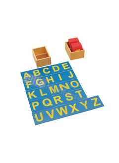 Elite Montessori Elite Montessori Lower and Capital Case Sandpaper Letters with Boxes  - Image 2