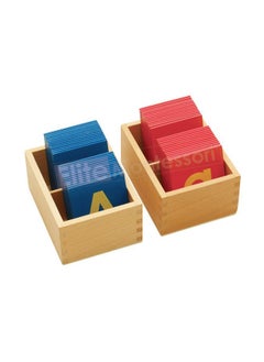 Elite Montessori Elite Montessori Lower and Capital Case Sandpaper Letters with Boxes  - Image 5