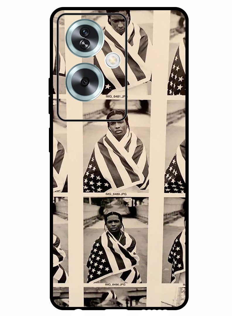 Theodor Protective Case Anti Scratch Shock Proof Bumper Cover For Oppo A79 5G Travis n Flag - Image 1