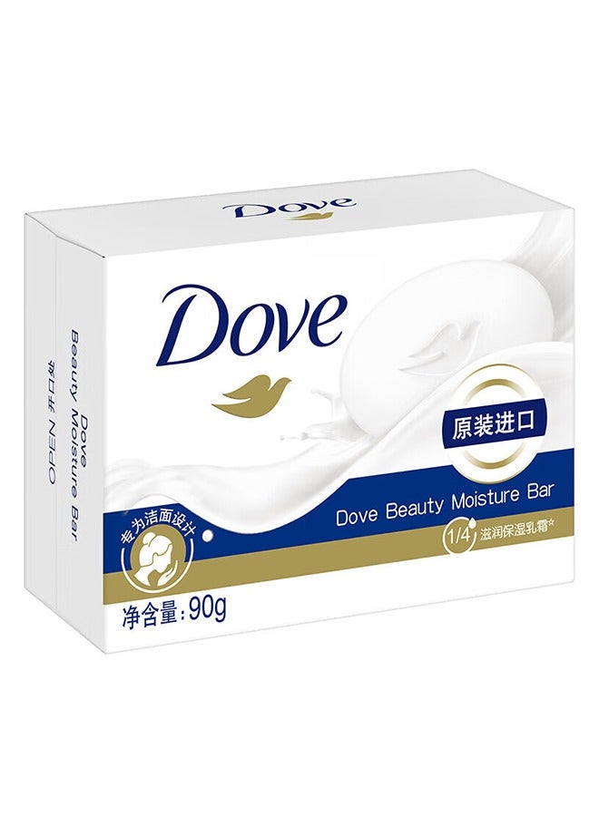 دوف بار الصابون الرطب الجمال 90g، تنظيف الوجه والاستحمام الصابون الرطبة، لجميع أنواع الجلد - Image 2