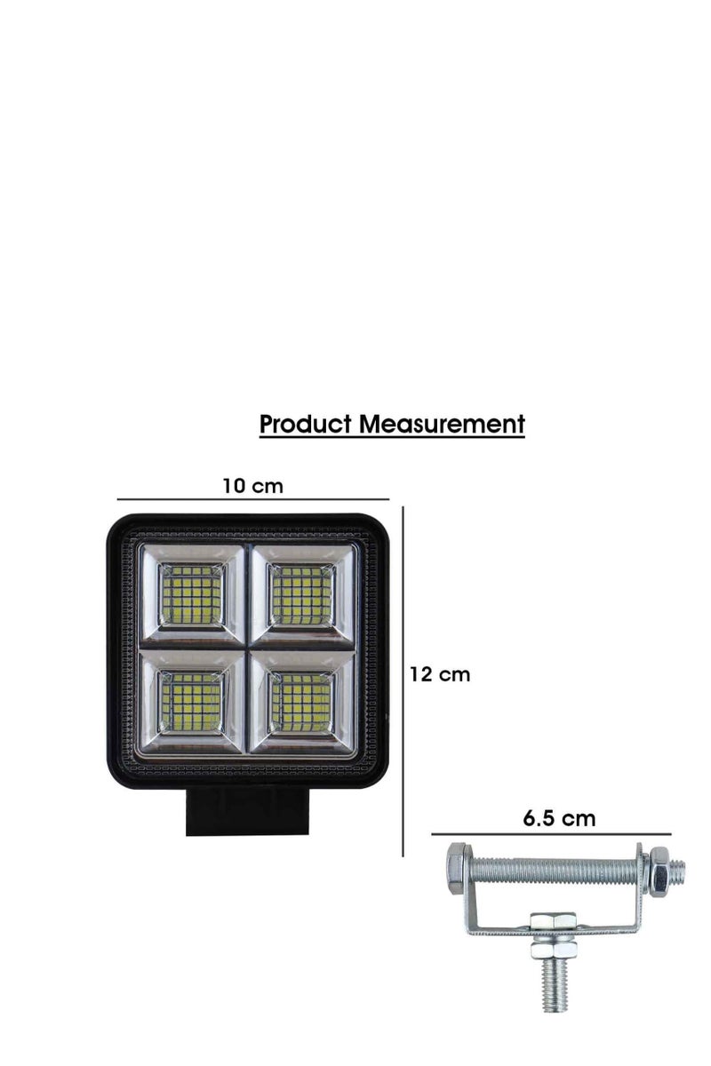Square Lantern 64   12V Super Bright Reverse Light for Trucks Excavators Forklifts Cars Motorcycles - Image 2